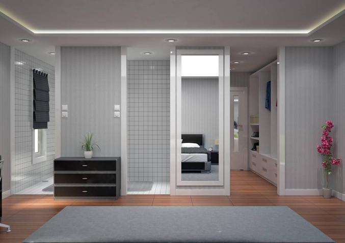 appartement s+1 au troisième étage luxueux