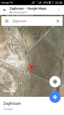 2h sur la route 3km a zaghouan