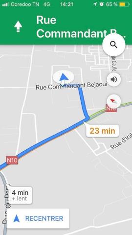 Terrain pr construction villa Chotrana