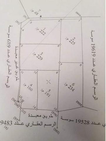 Un lot de 234 m2 titré et cloturé en plein centre ville de Sousse