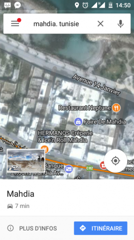 Terrain sur la corniche au centre ville