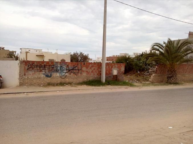 terrain avec un petit garage