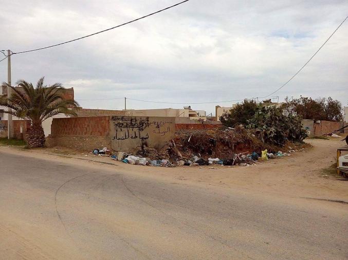 terrain avec un petit garage