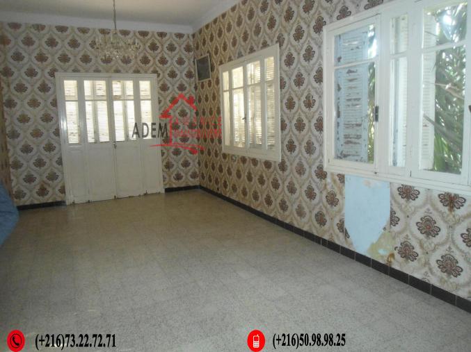 un étage de villa un petit lot de terrain