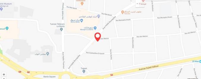 FOND DE COMMERCE EN FACE DE BARDO CENTRE