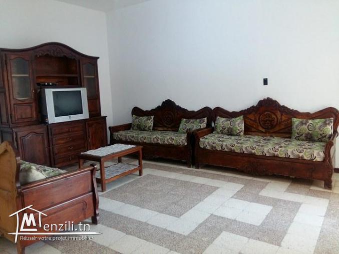 Un étage de 2 pièces meublé à Corniche Bizerte