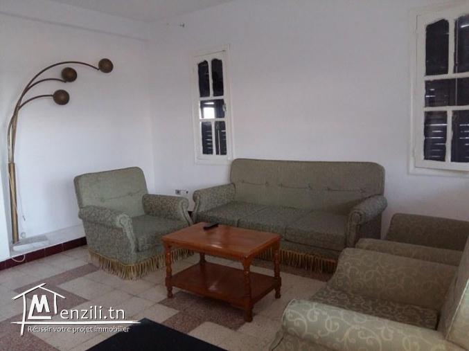 Un étage de 2 pièces meublé à Corniche Bizerte