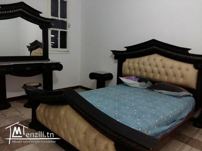 Un Rdc de 2 pièces meublé à Corniche Bizerte