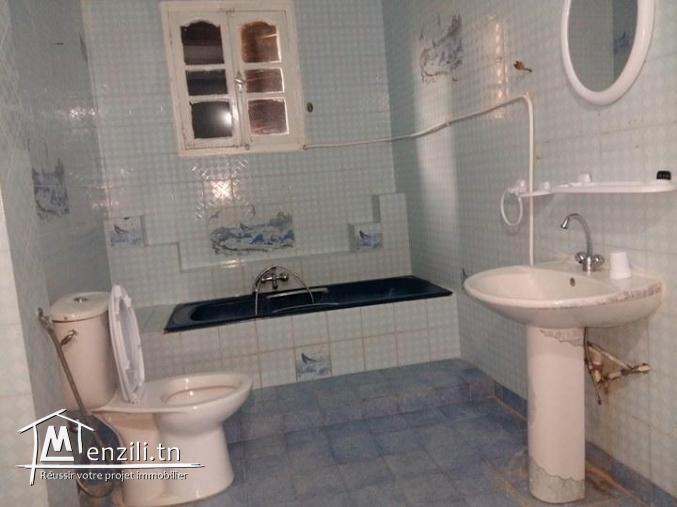 Un Rdc de 2 pièces meublé à Corniche Bizerte