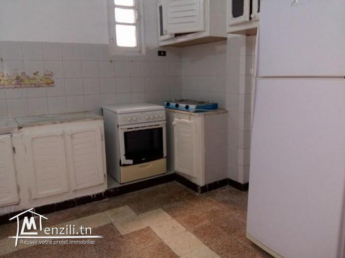 Un Rdc de 2 pièces meublé à Corniche Bizerte