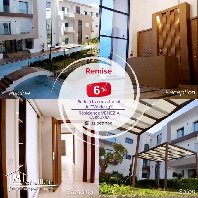 vente appartements a la soukra