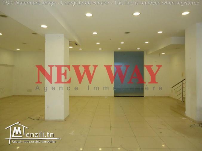 Local commercial de 244 m2 à sahloul