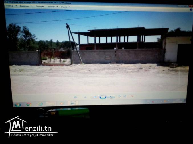 vente de terrain clôturé