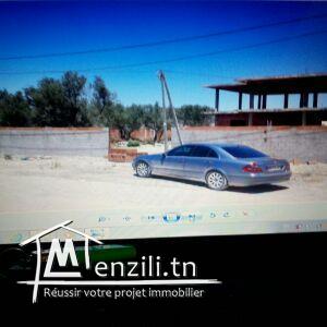 vente de terrain clôturé