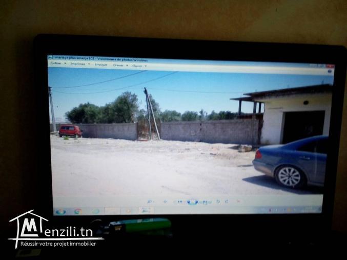 vente de terrain clôturé