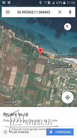 terrain pied dans l'eau