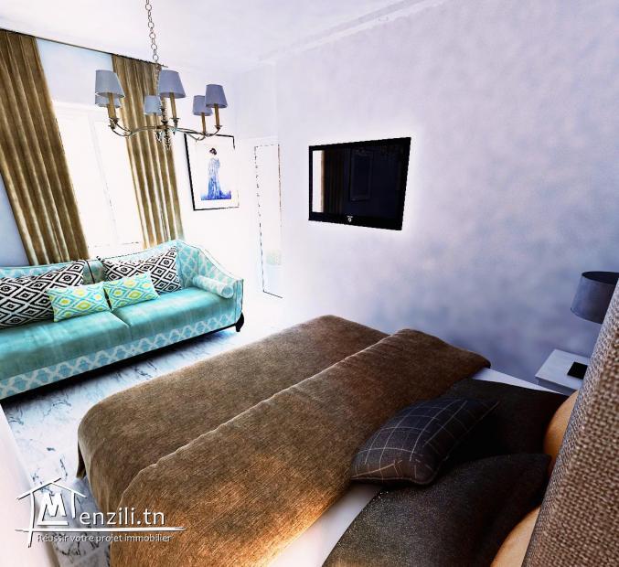 Appartement S0 de 80m² à la cité olympique Sousse