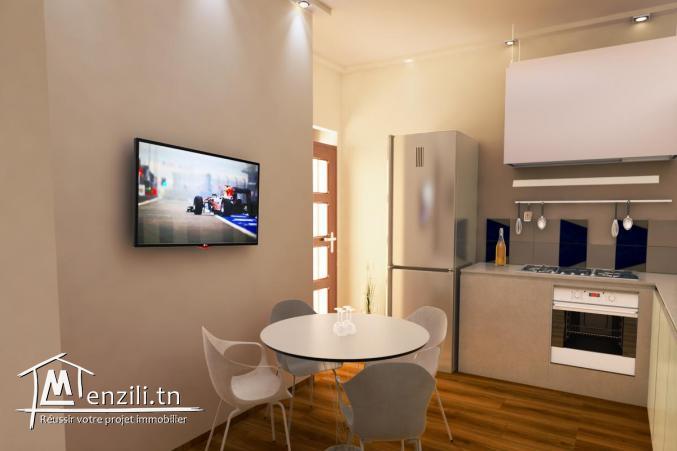 Appartement S+1 de 79 m² à la cité olympique Sousse