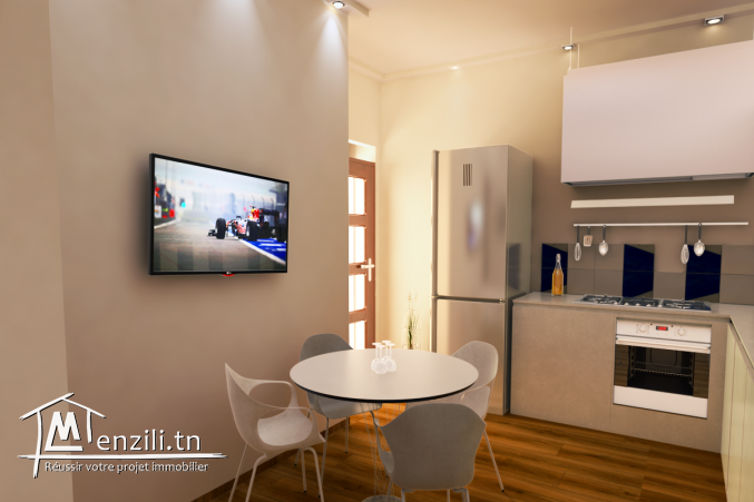 Appartement S+2 de 130 m² à la cité olympique Sousse