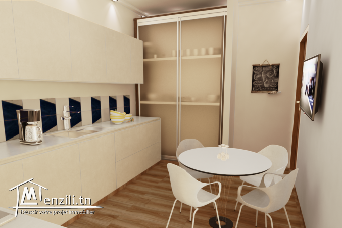 Appartement S+3 de 160 m² à la cité olympique Sousse