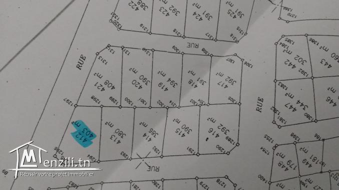 Terrain titré à vendre Ain mariem boukhris,  bizerte