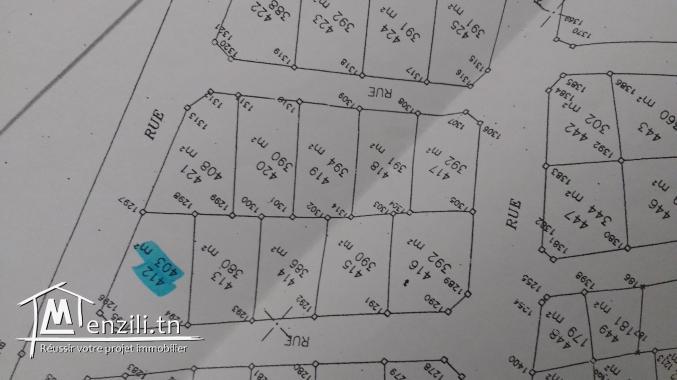 Terrain titré à vendre Ain mariem boukhris,  bizerte