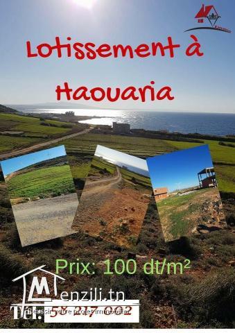 un lotissement à El haouaria