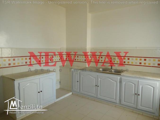 Appartement (S+3) à khzema EST proche de la zone touristique