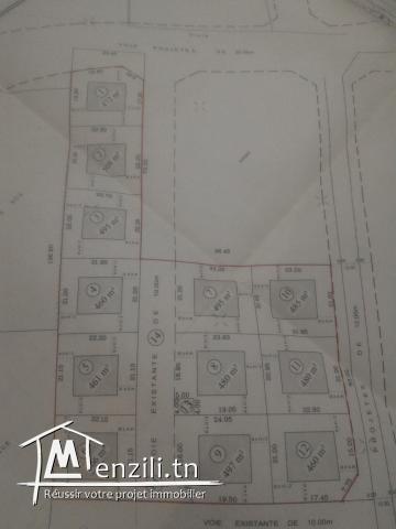 Terrain route mahdia km9