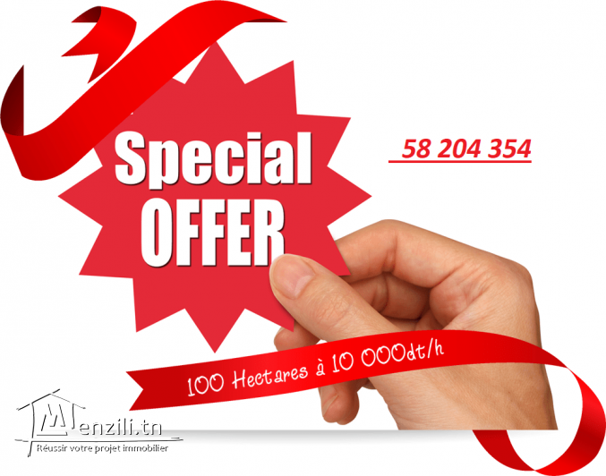 100 hectares pied dans l’eau