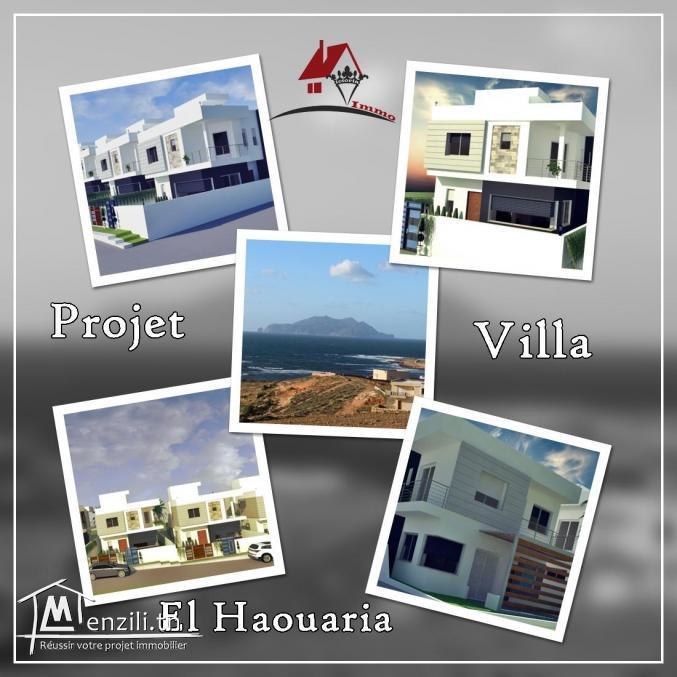 projet villa sur commande à El Haouaria (Borj Salhi)