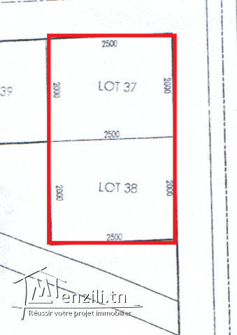 قطعة أرض في عين قرينز- قليبية