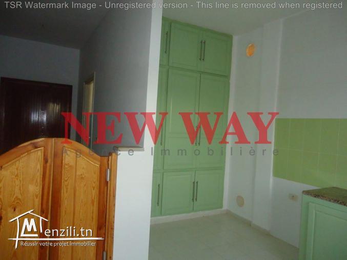 Appartement (S+2) au rez de chaussée à bouhsina