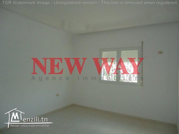Appartement (S+2) au rez de chaussée à bouhsina
