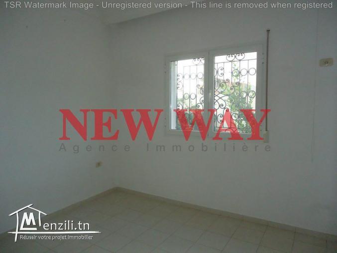 Appartement (S+2) au rez de chaussée à bouhsina