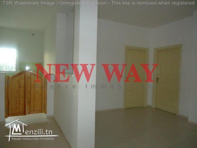 Appartement (S+2) au rez de chaussée à bouhsina