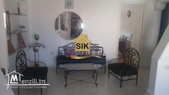 منزل في قليبية حي الرياض للكراء صيافي