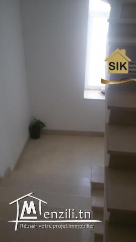 منزل في قليبية حي الرياض للكراء صيافي