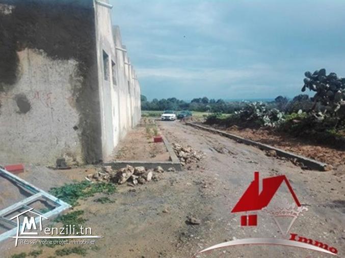 قطعة أرض الواقعة على الطريق الرئيسية قليبية / الهوارية