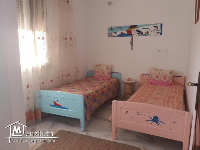 Maison bien meuble à louer à kelibia pendant toute l'année.