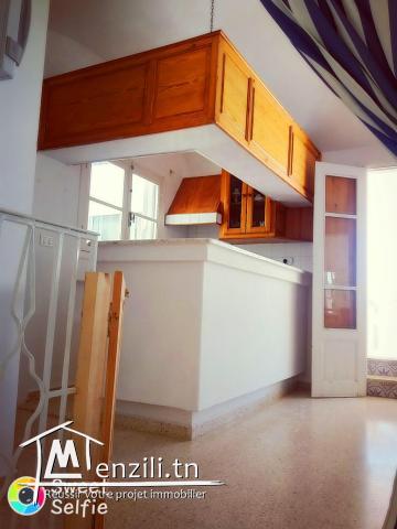 Coquet  s+3  meublé vue de mer  Kélibia