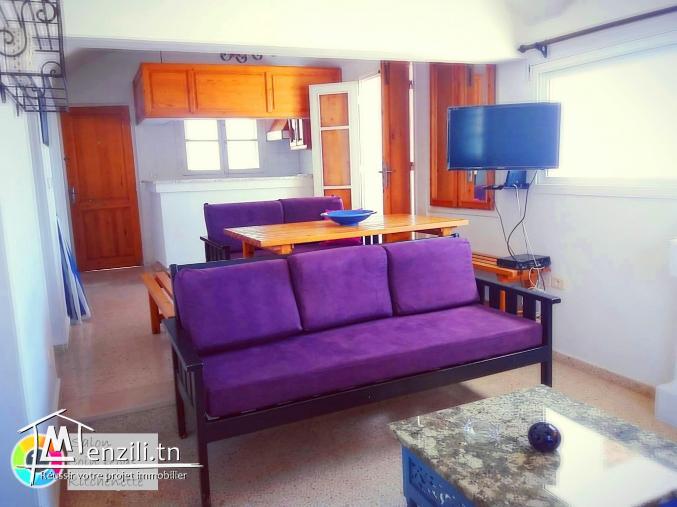 Coquet  s+3  meublé vue de mer  Kélibia