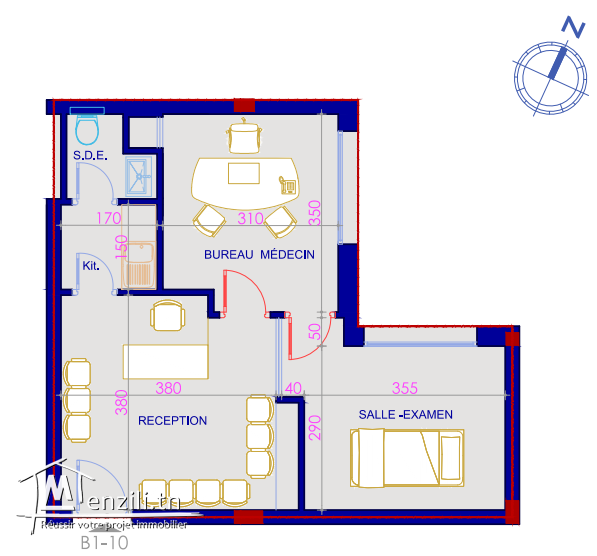 A louer cabinet médical Gynécologue