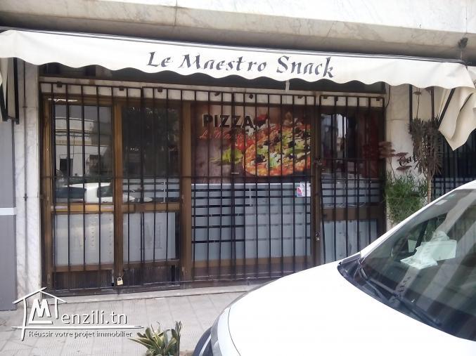A vendre fond de commerce  café restaurant situé au MON-PLAISIR TUNIS ,