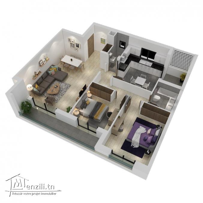 A Vendre des appartements de type S+2 direct Promoteur Sahloul 4