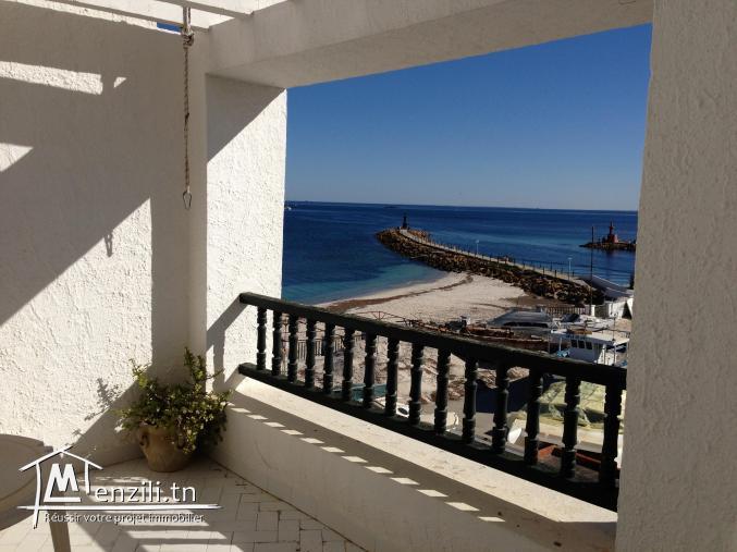 Bel appartement front mer à port el Kantaoui sousse
