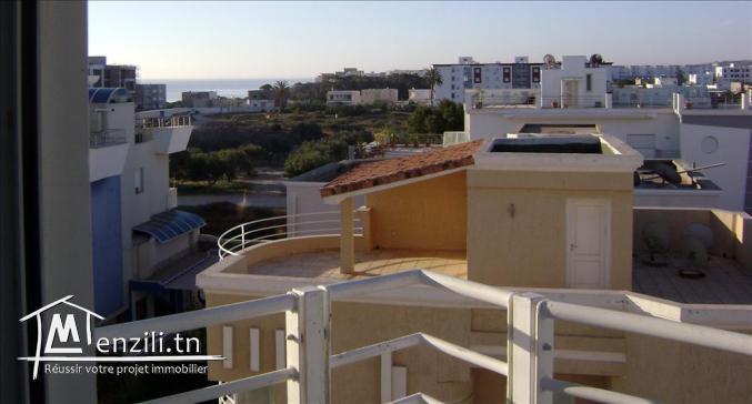 studio de charme dans résidence luxueuse front de mer à Tantana Sousse