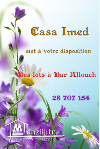 deux lots clôturés à Dar Allouch