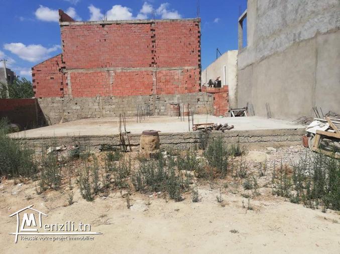 terrain 200m² a raoued