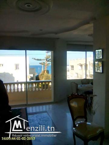 Appartement meublé vue mer à Marsa Safsaf